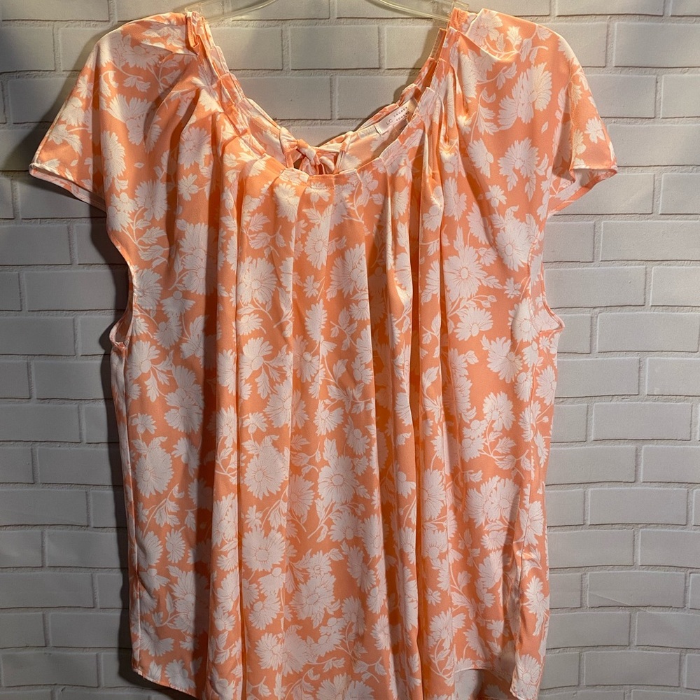 Lauren Conrad new size 3X peach blouse